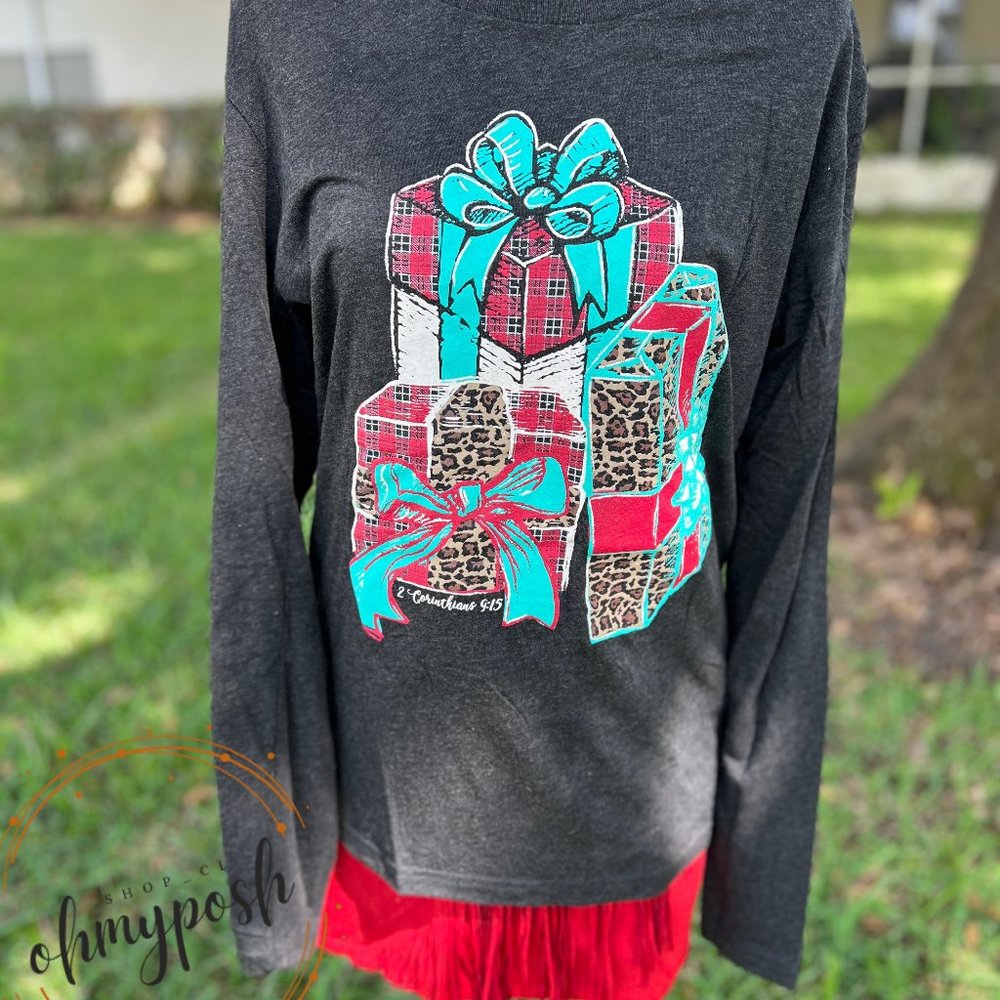 Christmas Present Ladies Tee
